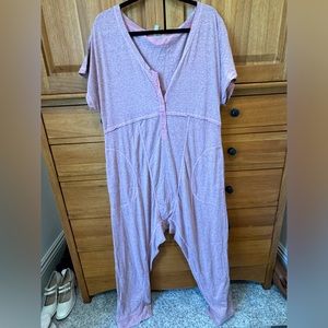 NWOT Free People Intimately Pillow Talk Jumpsuit Size L